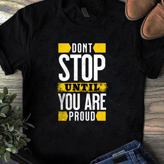 DONT STOP UNTIL YOU ARE WIN