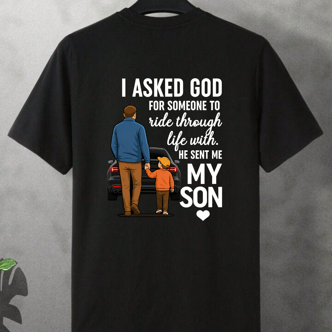 Raised by Dad – Premium Graphic Tee