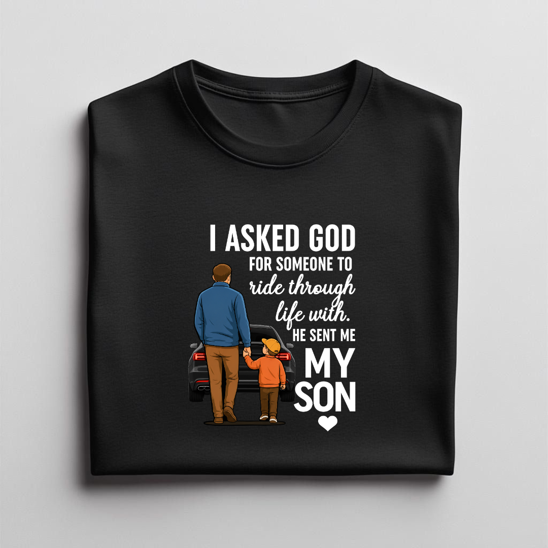 Raised by Dad – Premium Graphic Tee