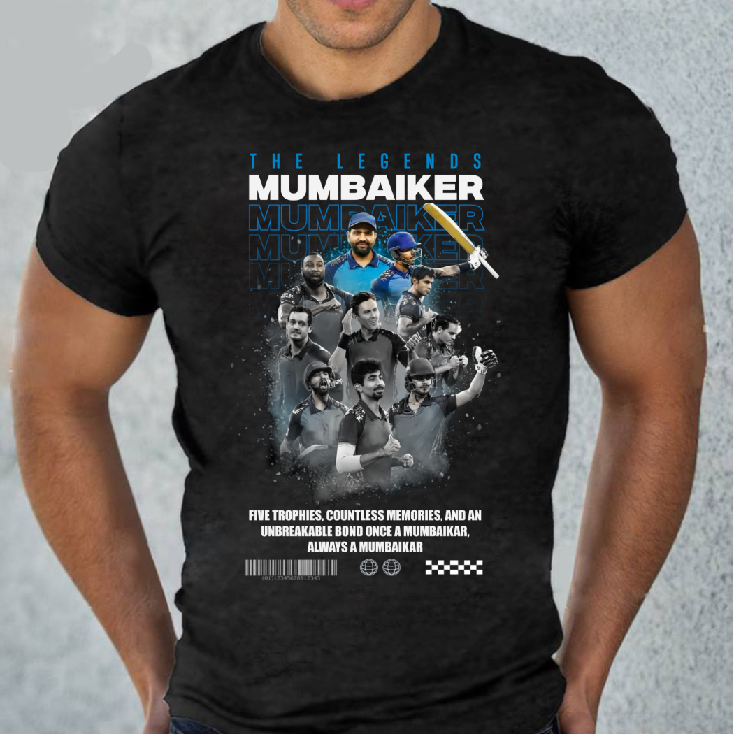 Mumbai Indians Royal Blue Legacy Tee – For True Champions Only