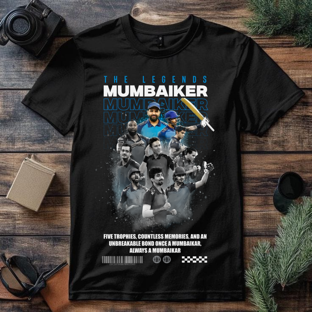 Mumbai Indians Royal Blue Legacy Tee – For True Champions Only
